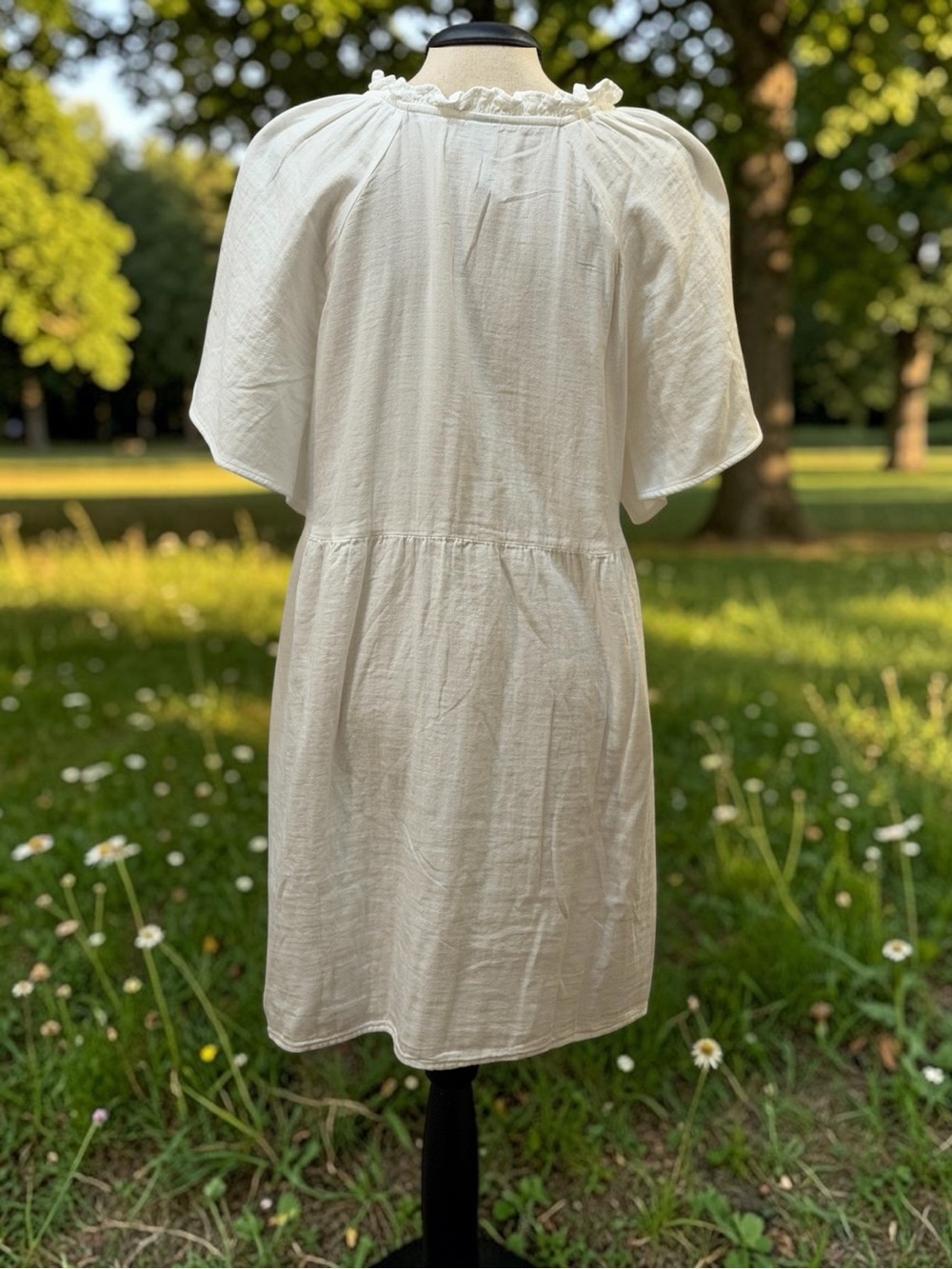 Old Navy White Summer Dress Sz XLP NWT - Picture 4 of 6